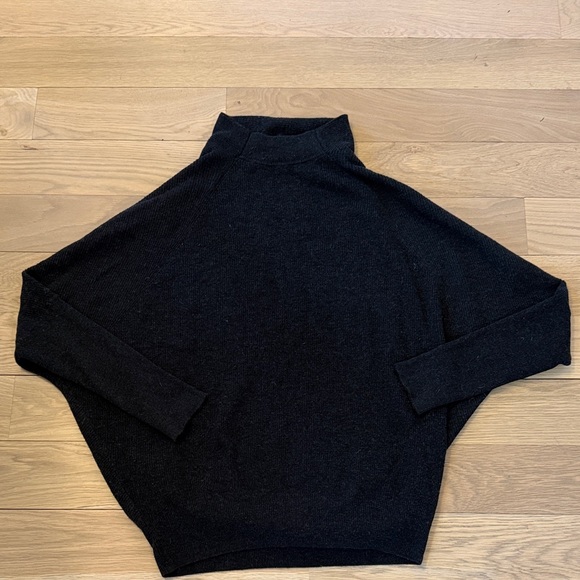 All Saints Charcoal Turtleneck Sweater - Picture 3 of 3